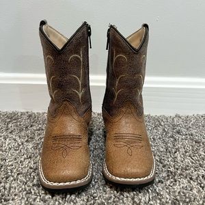 Old West cowboy boots. Toddler size 5.5